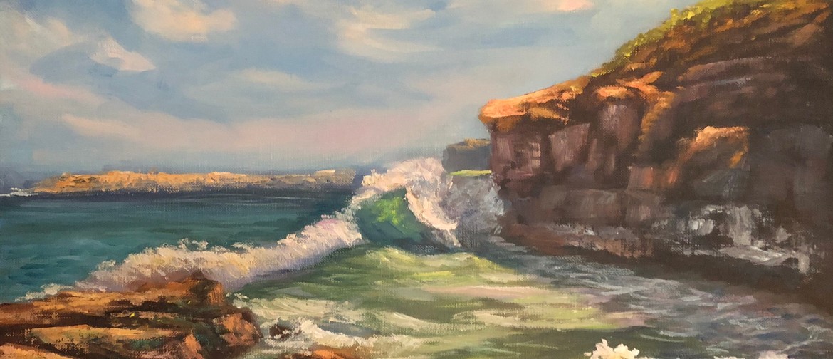 Oil Painting Class – Painting Waves