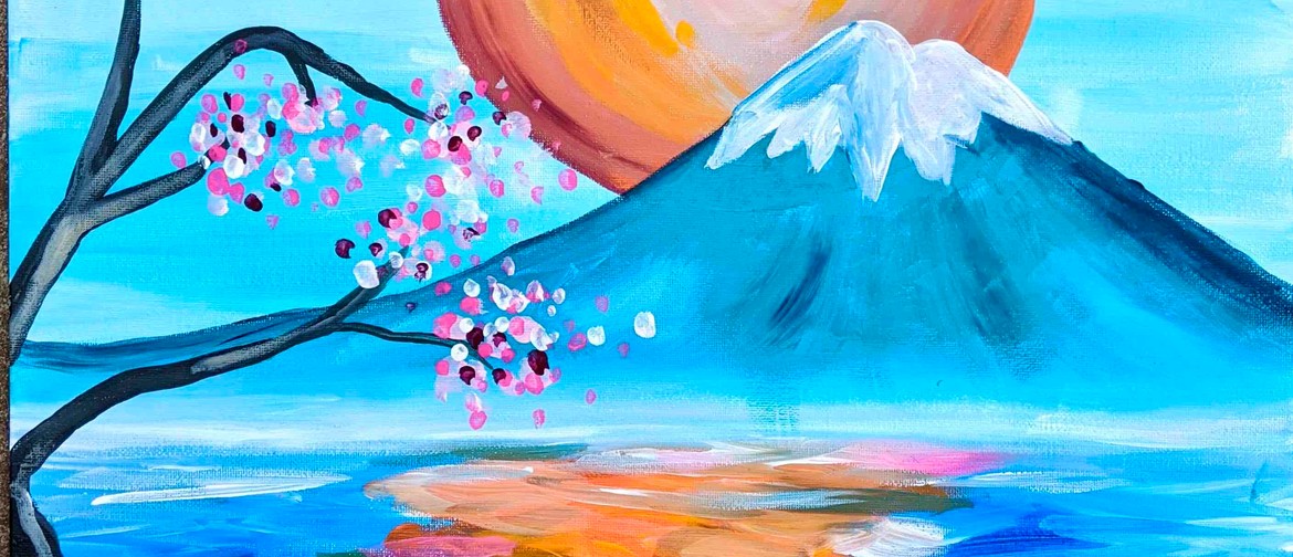 Paint Mount Fuji - Sip & Paint Class for Beginners (BYO): CANCELLED