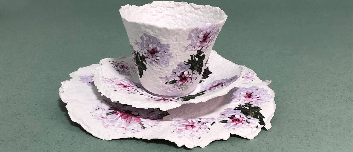 Make your own wildflower paper teaset with Judy Barrass