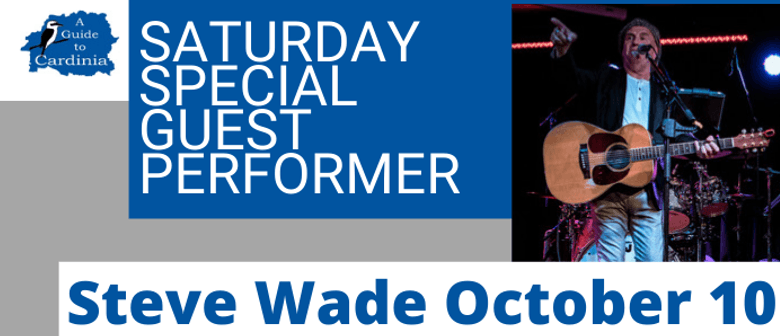 Saturday Special Guest Performer - Steve Wade