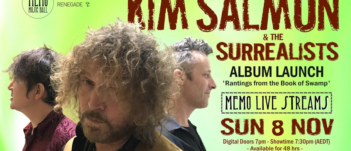 MEMO Live Streams: Kim Salmon & The Surrealists-Online Event