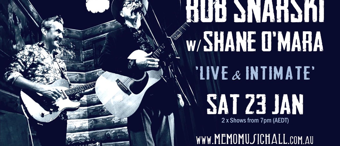 Rob Snarski & Shane O'Mara LIVE at MEMO Music Hall