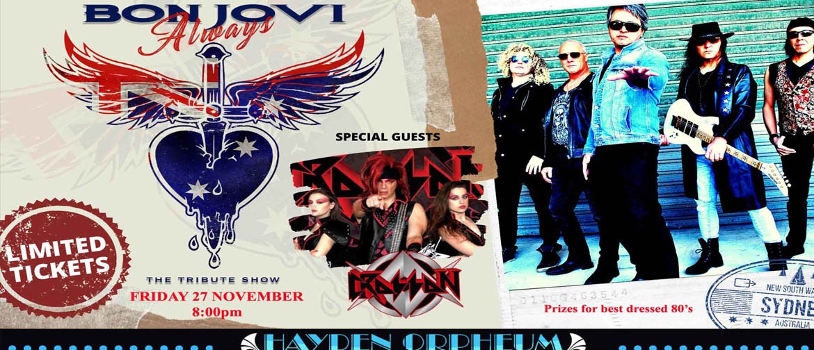 Always Bon Jovi tribute + Special Guests Crosson