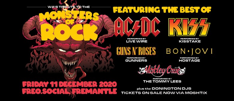 Monsters of Rock  WA's Tribute Salute: SOLD OUT