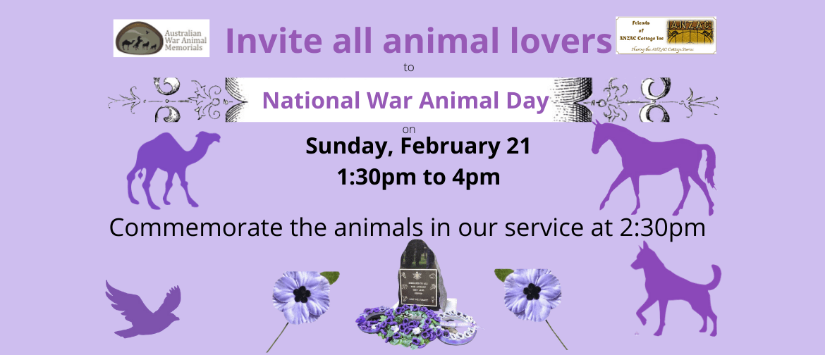 National War Animal Day: CANCELLED