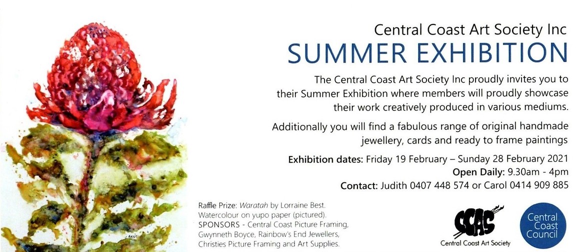 Central Coast Art Society Summer Exhibition 2021