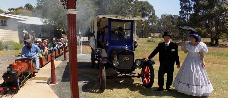 Miniature Train & Vintage Bus Running Day