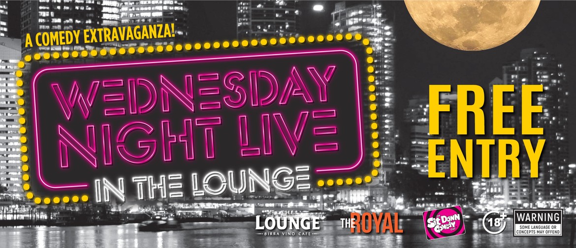 Wednesday Night Live in The Lounge