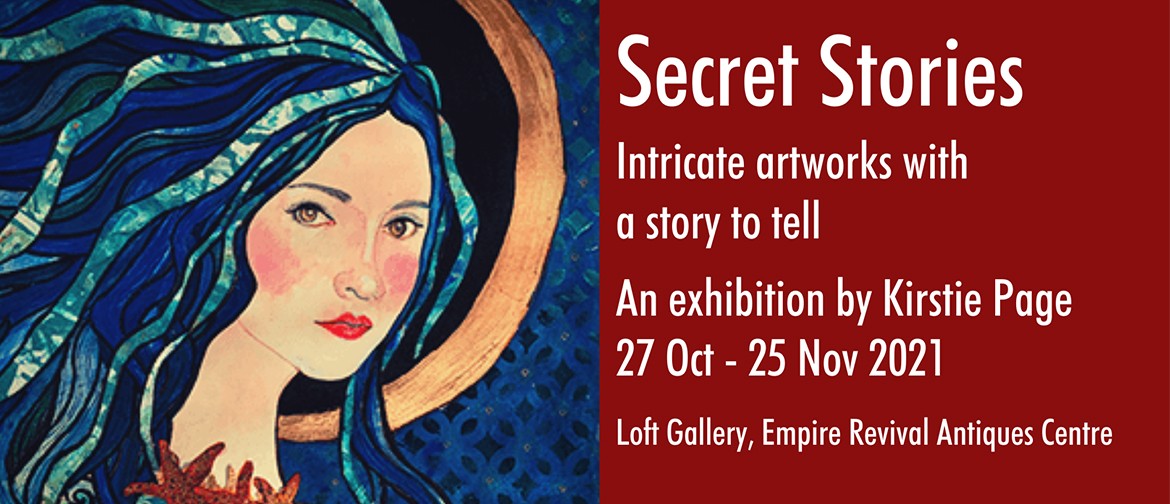 Secret Stories Art Exhibition by Kirstie Page