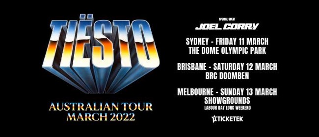 Image for Tiësto Australian Tour 2022