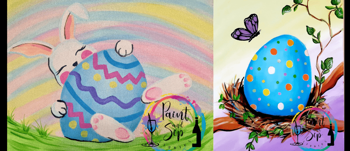 Easter Paint and Sip Studio Event
