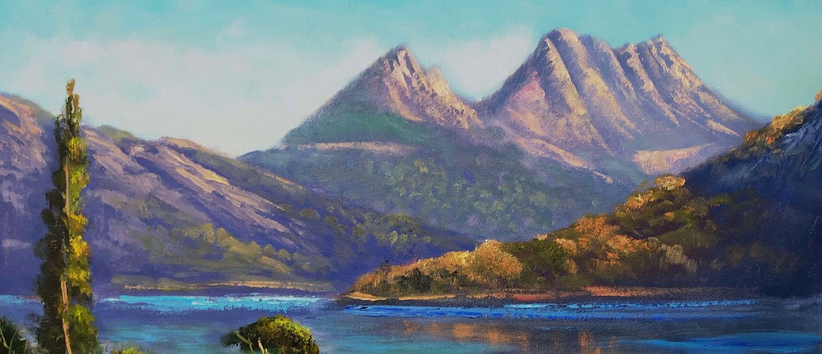 Full Day Oil Painting Class - Painting Cradle Mountain