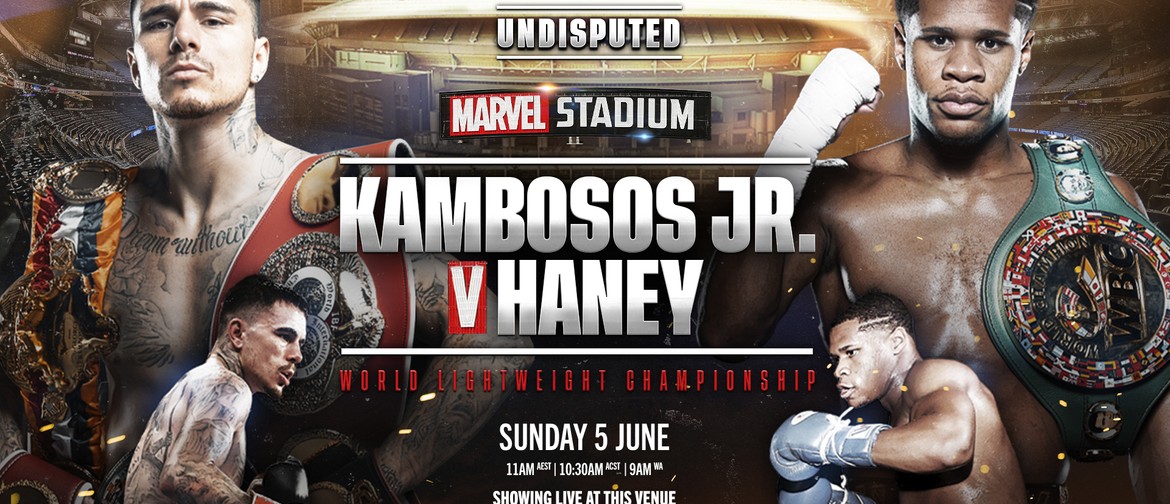 Kambosos Jr VS Haney