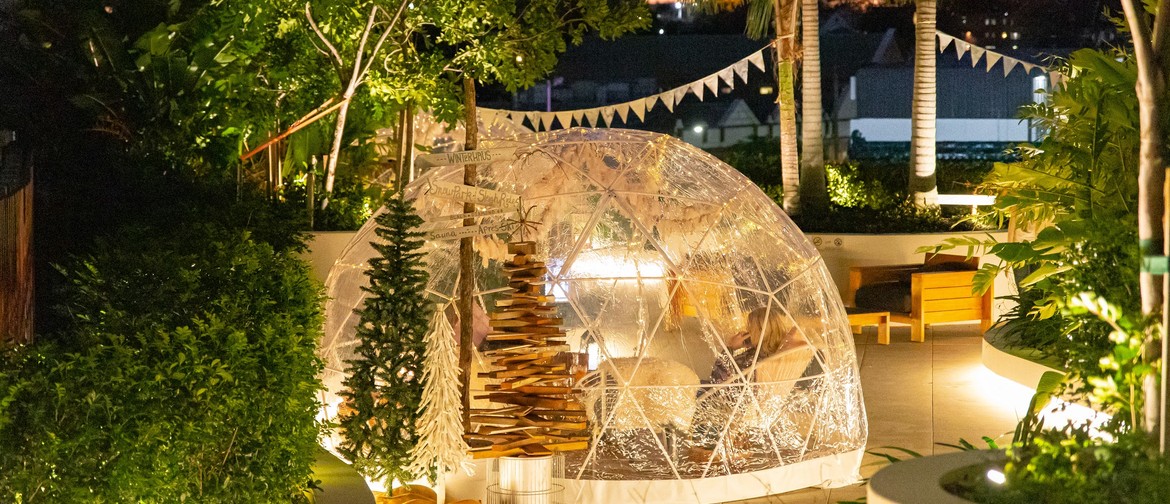 Winter Pop Up Igloo Dining