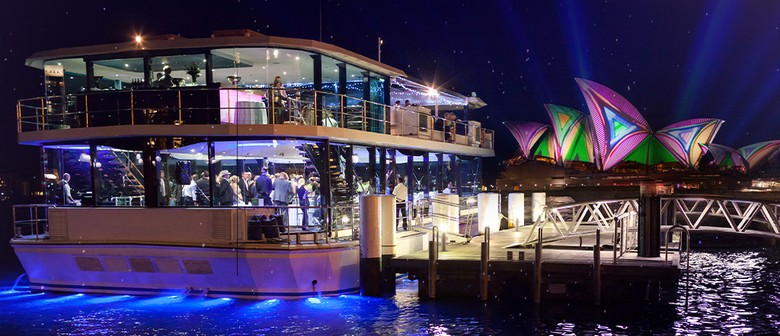 Blueroom Glassboat Vivid Dinner Cruise on Sydney Harbour