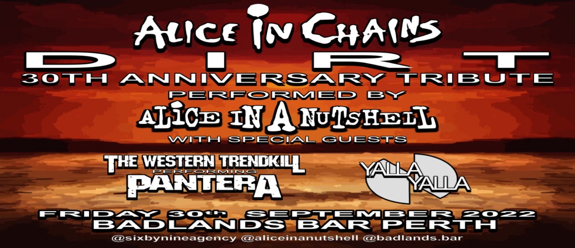 Alice In Chains "DIRT" 30th Anniversary Tribute