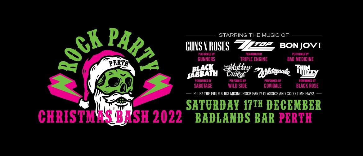 Rock Party Perth - Christmas Bash 2022