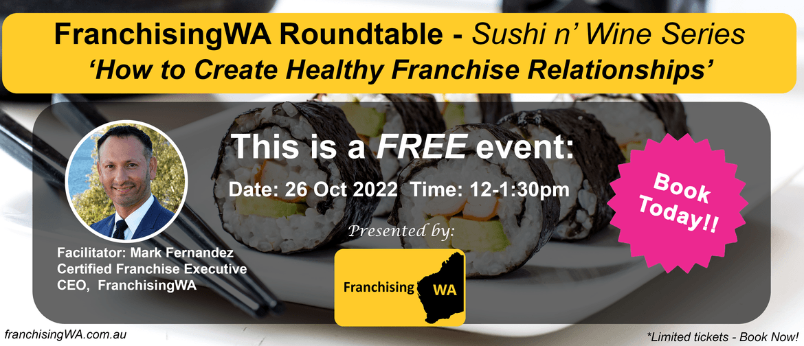 FranchisingWA Roundtable - Franchise Relationships Oct 26