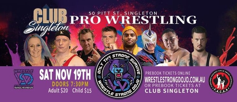 Club Singleton Live Pro Wrestling Charity Event
