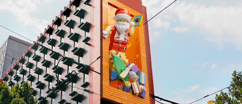 LEGO Santa Hits Bourke Street Mall!