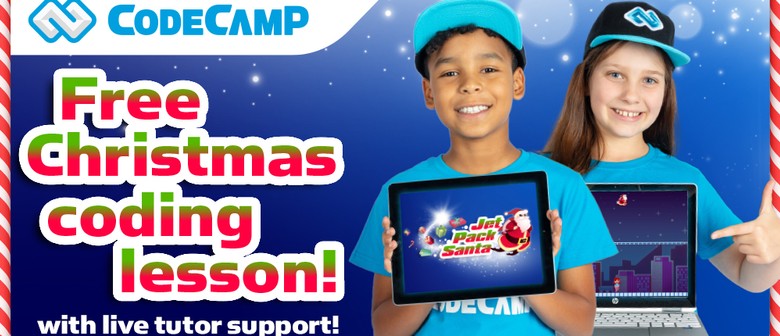 Kids 7-13 | Free Xmas Coding Lesson By Code Camp
