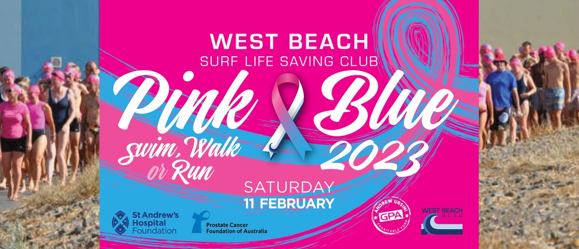 Pink & Blue Swim Walk or Run