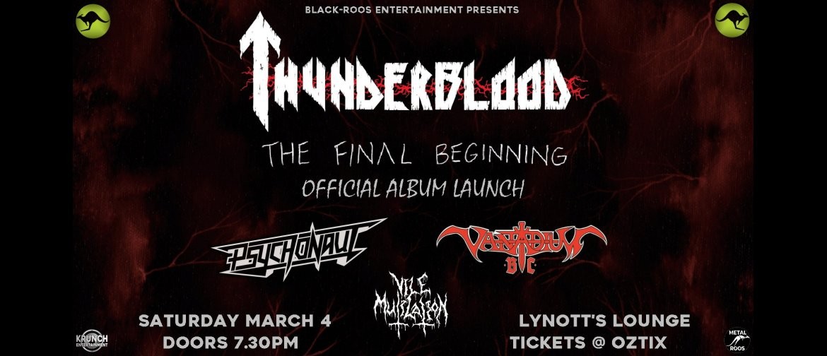 Thunderblood: The Final Beginning Album Launch