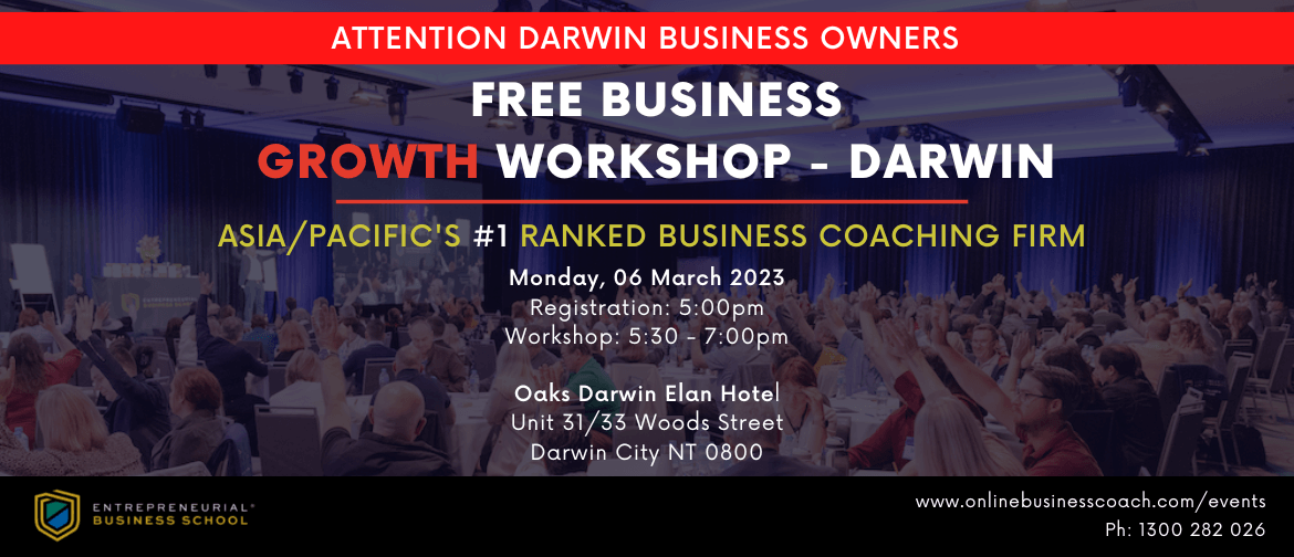Free Business Growth Workshop - Darwin 