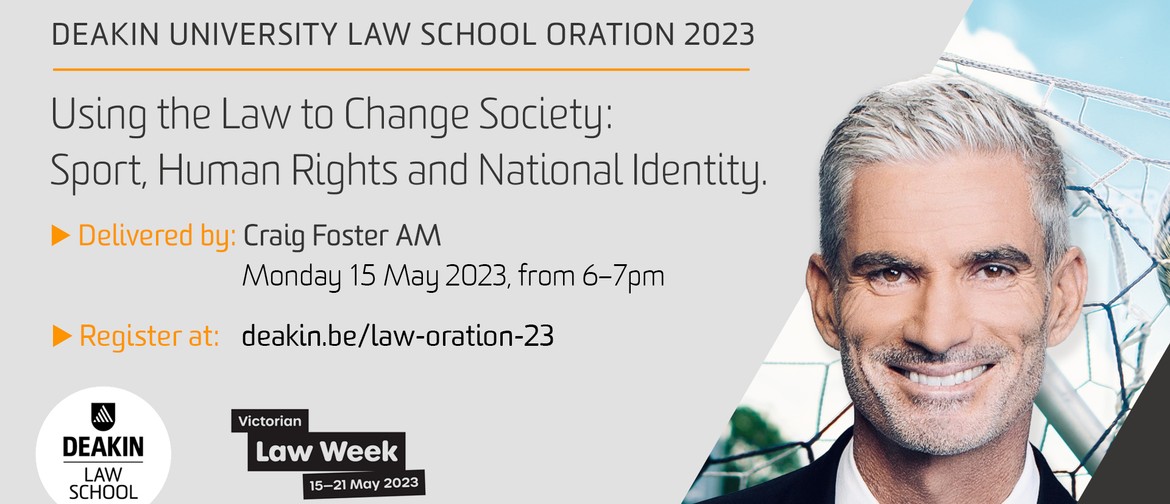 Craig Foster AM on 'Using the Law to Change Society'