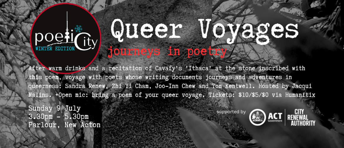 Poetic City Festival - Queer Voyages - Journeys In Poetry