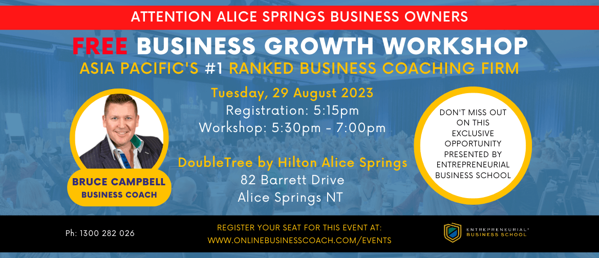 Business Growth Workshop - Alice Springs