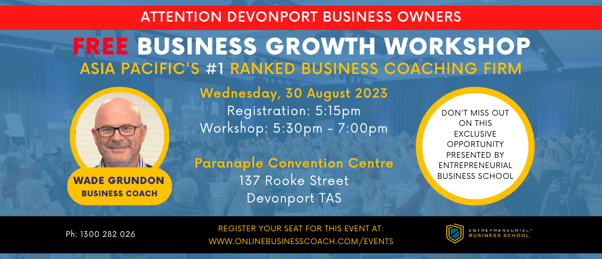 Business Growth Workshop - Devonport