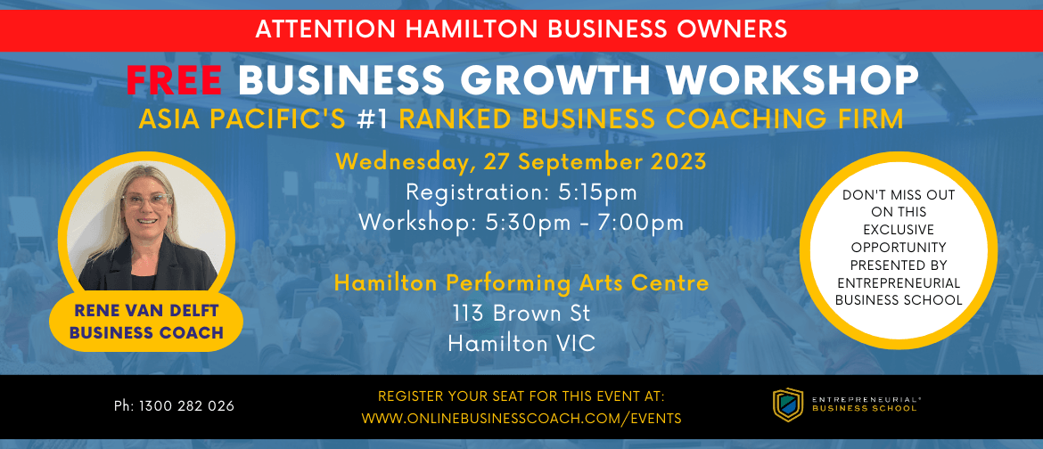 Business Growth Workshop - Hamilton