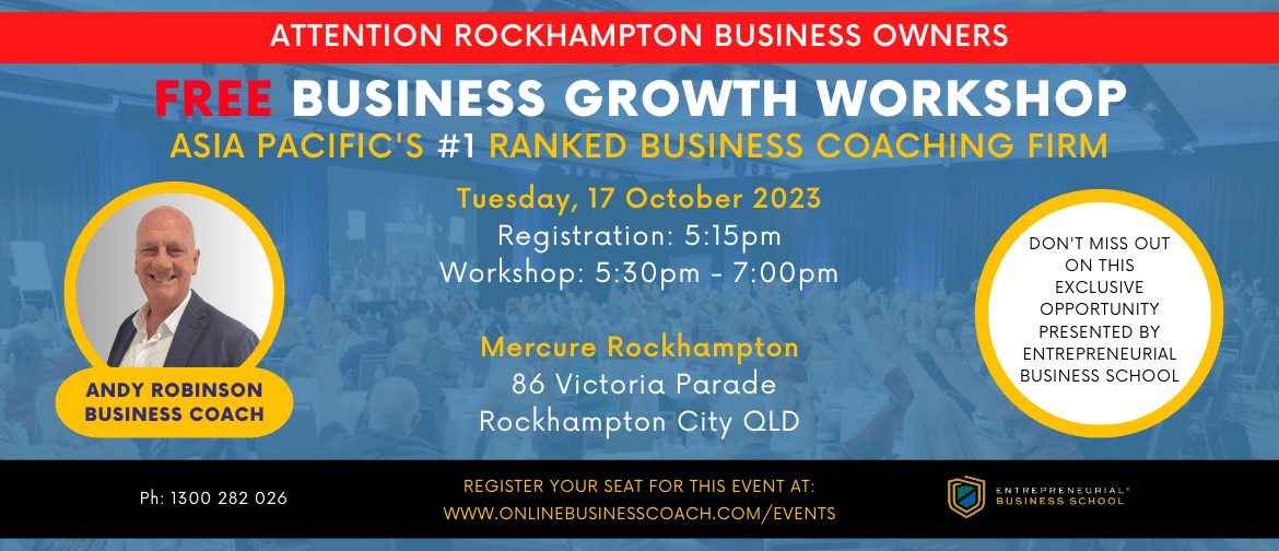 Business Growth Workshop - Rockhampton