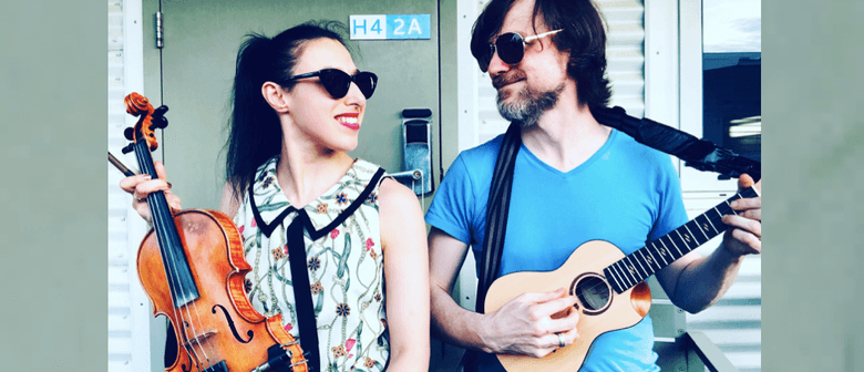 Sarah and Silas at Victorian Folk Music Club