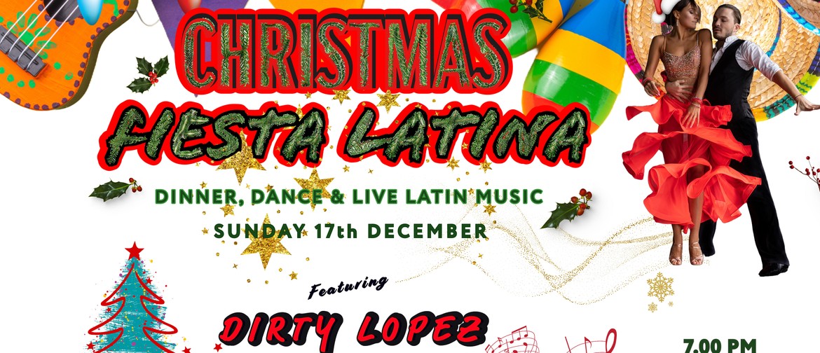 Christmas Latin Salsa Party featuring Latin band Dirty Lopez