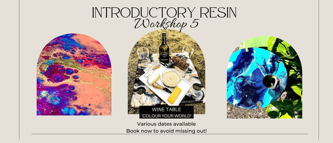 Image for Colour Your World & Make Your Own Resin Picnic/Wine Table