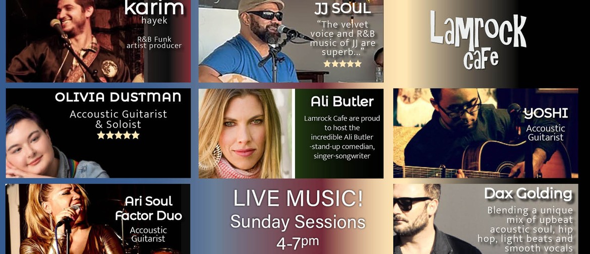 Sunday Sessions Live music Bondi Beach 4-7pm