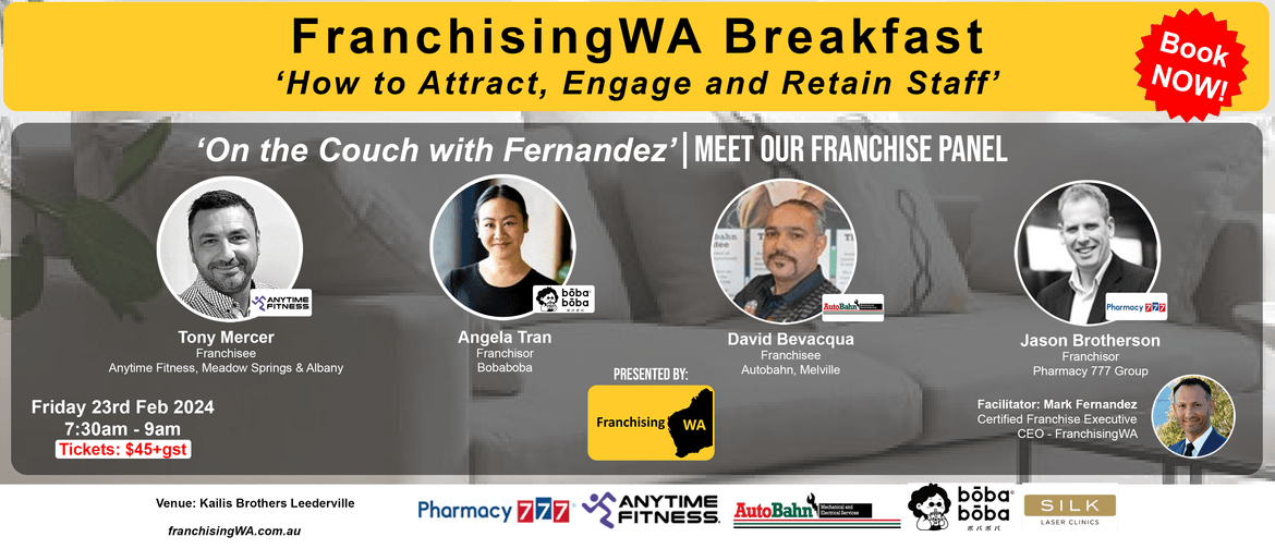 FranchisingWA Breakfast - On the Couch with Fernandez