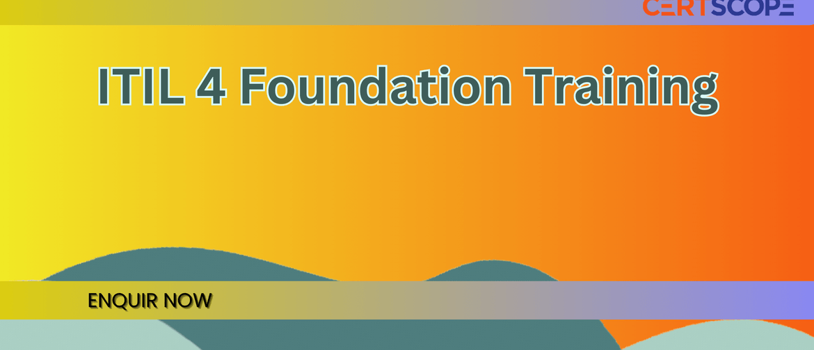 ITIL 4 Foundation Certification