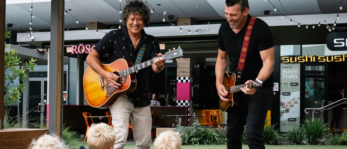 Sunset Sessions will see Australia's most loved musicians Phil Ceberano & AFL legend Russell ‘Robbo’ Robertson performing classic feel good tunes that the whole family will enjoy. 