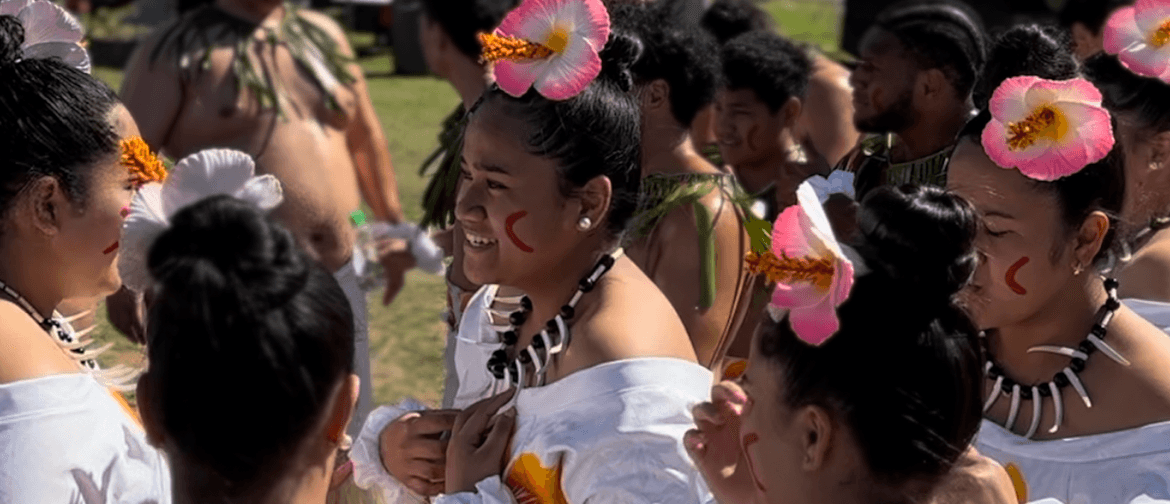 Samoan dancers stage ready