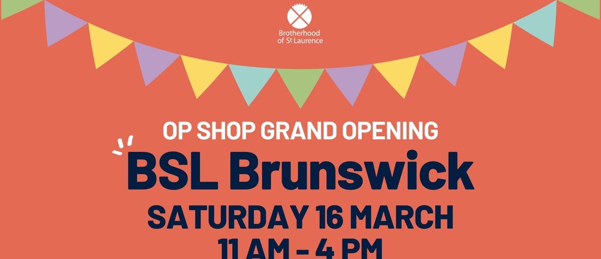 Brunswick Op Shop Grand Opening