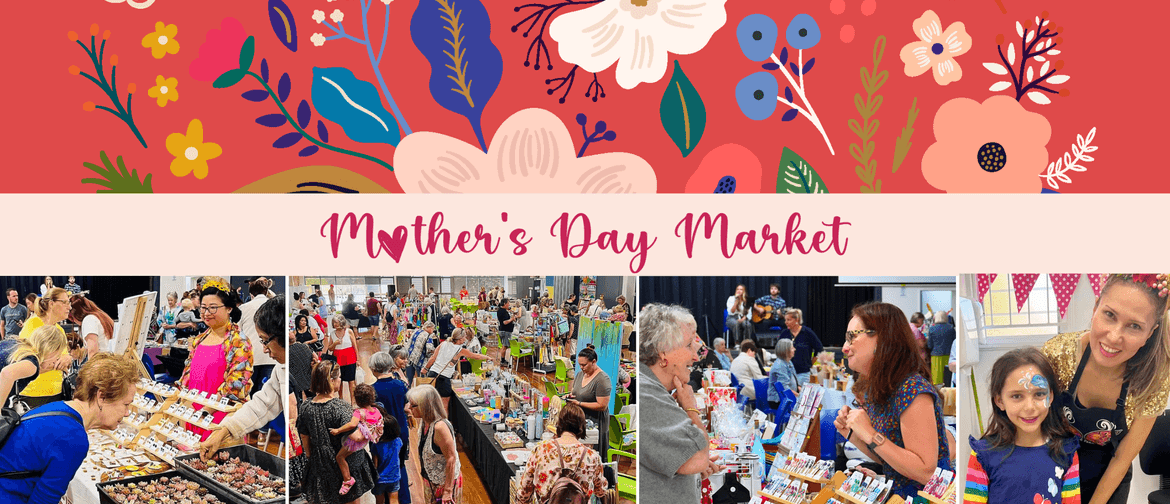 Community shopping for handmade gifts at Burnie Brae's Mother's Day Market