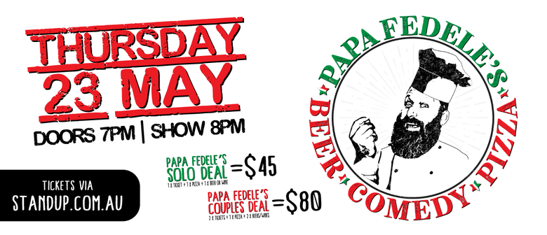 Papa Fedele's Beer, Comedy & Pizza Night