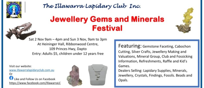 Jewellery Gems & Minerals Festival - Illawarra Lapidary Club