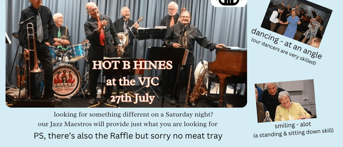 Live jazz at the VJC with Hot B Hines