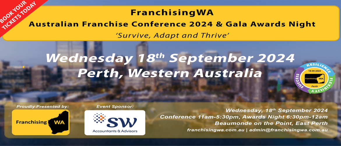 FranchisingWA Australian Franchise Conference & Gala Awards FranchisingWA Australian Franchise Conference & Gala Awards