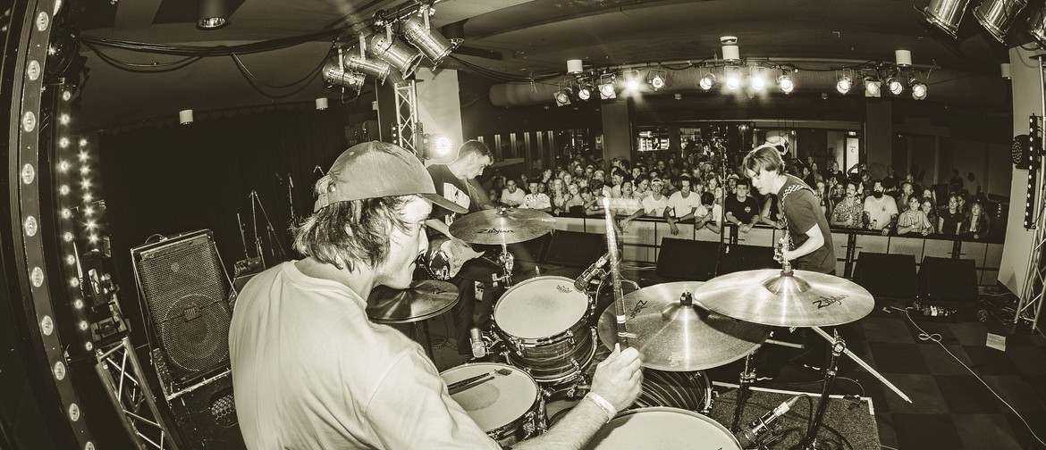 Band poster featuring bands; Eyesite, Thirst Trap and Trillions