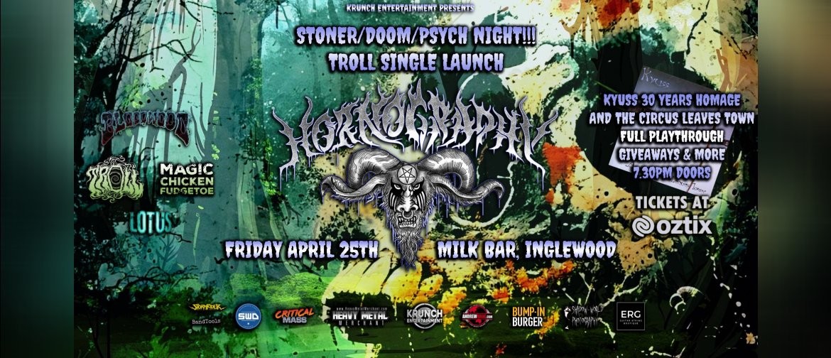 Hornography: Stoner/Doom/Psych Night Hornography: Stoner/Doom/Psych Night